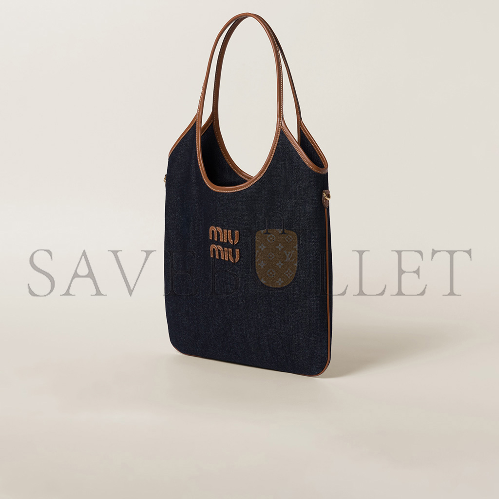 MIU MIU IVY DENIM BAG 5BG231 (40*35cm)